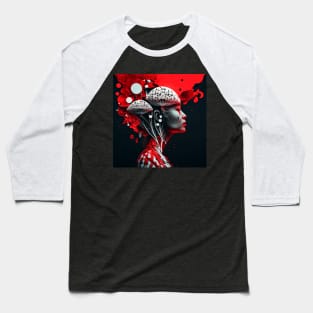 Mushroom girl 26 Baseball T-Shirt